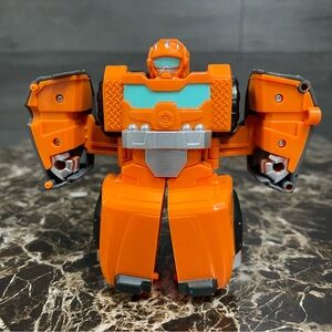 Transformers Playskool Heroes Rescue Bots Academy Wedge The Construction-Bot Con